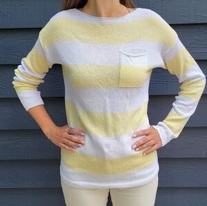 Charlie B, summer sweater, with breast pocket detail, Sz M